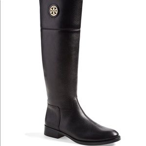 Tory Burch Junction Riding Boot Black NWT